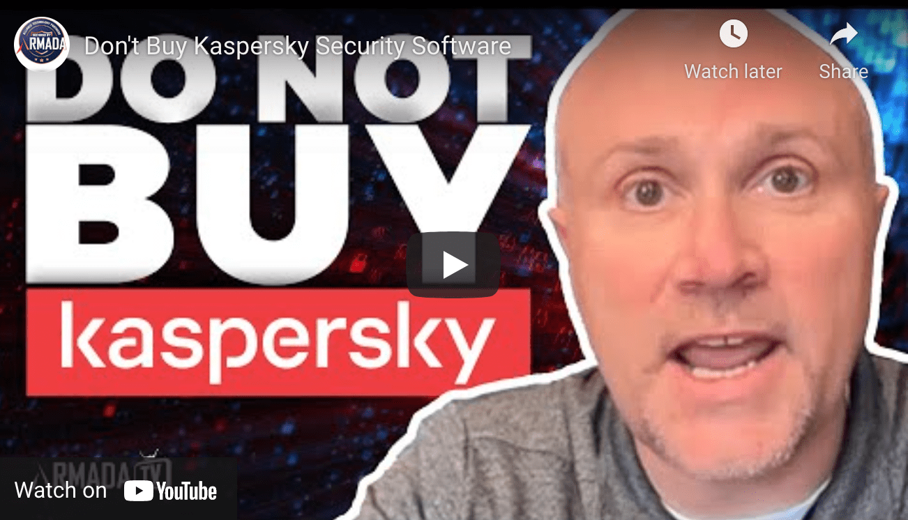 Stop Using Kaspersky Antivirus Software Immediately
