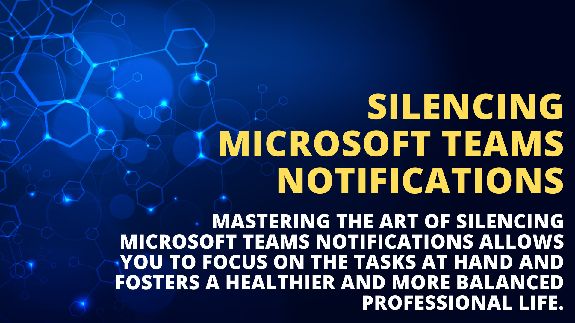 Master the Art of Silencing Microsoft Teams Notifications